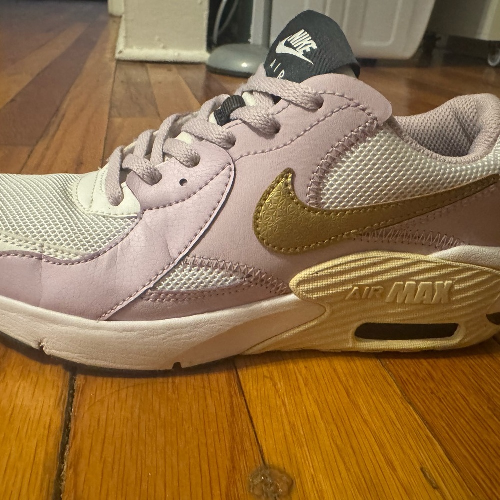 Nike Lavender and Gold Air Max Trainer